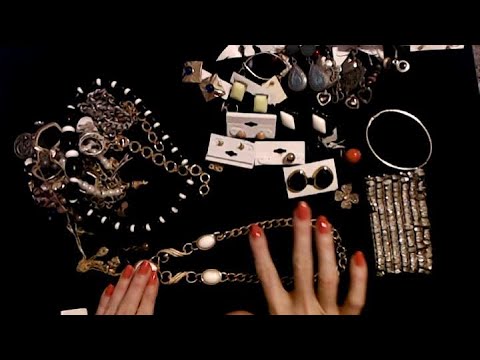 ASMR | Goodwill Jewelry Bag Show & Tell 2-26-2023 (Whisper)