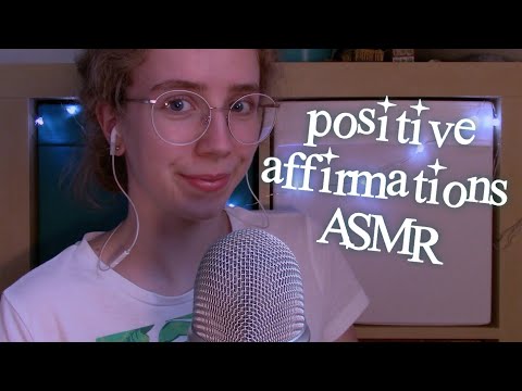 [ASMR] Sloowww Positive Affirmations to help you feel Good (close whispers) ♥️🍬