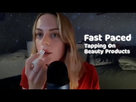 ASMR | Fast Paced/Aggressive Tapping on Beauty Products, Mouth Sounds, Background ASMR (No Talking)+