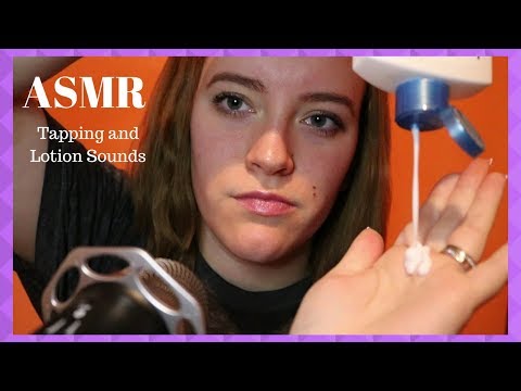 ASMR Tapping and Lotion Sounds