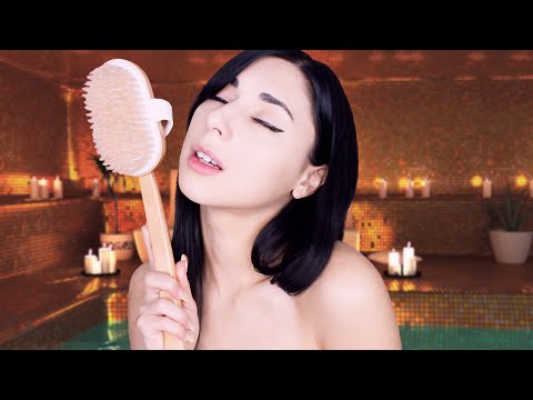 ASMR SPA TREATMENT just for YOU! Washing YOU, Massage, and Facial | Relaxing Personal Attention