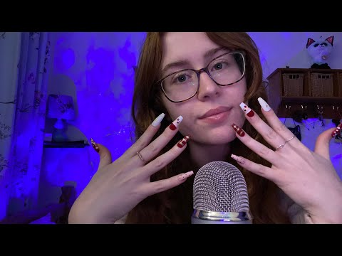 ASMR - Long Nail Mic Scratch, No Cover | Chitchat with me!