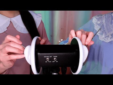 ASMR Twin Fast Ear Cleaning for Tingles (No Talking) / 高速耳かき