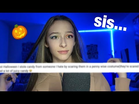 spilling your SCARY secrets in ASMR.. 🎃