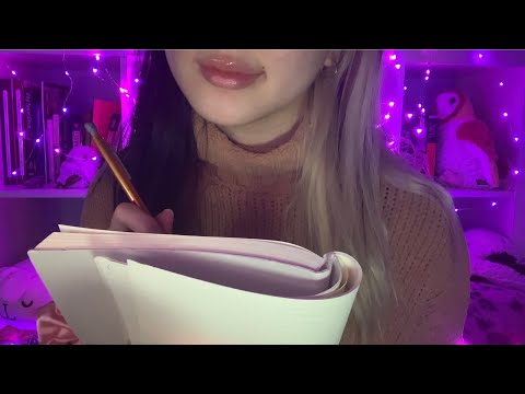 ASMR Asking You Very Personal Questions 📔🖊️