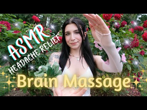 ASMR Brain Massage | Headache/Migraine Relief | Brain Tingles