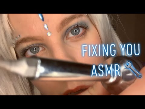 ASMR | Fixing You Robot Repair Mechanic 🔧🤖 close up whispers, personal attention, spray bottle