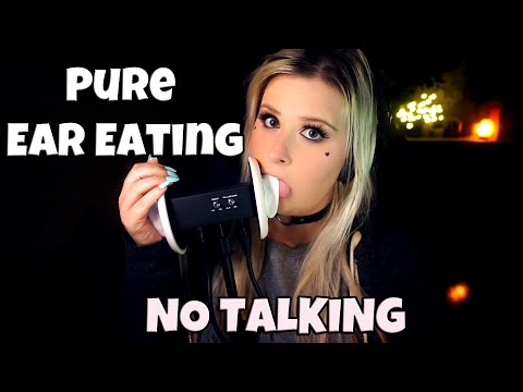 👅 ASMR Pure Ear Eating - NO TALKING | For sleep, relaxation, and study
