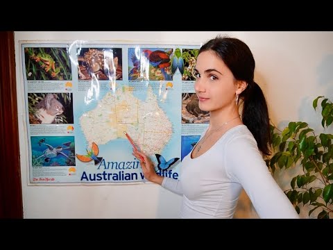 Una lezione d'oltre mare | ASMR ITA | Geografia ✳︎ Australia