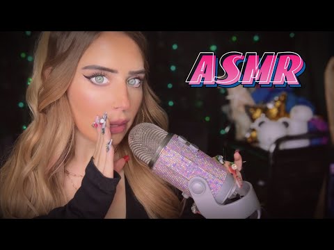 ASMR ✨ Inaudible whispering with tapping & some spoolie nibbling for 100% TINGLES 🫠😴