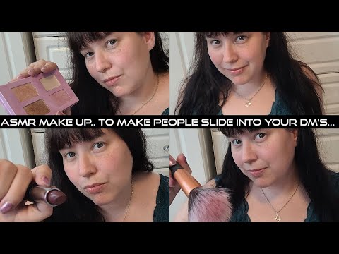 ASMR Doing your Make Up to make people slide into your DMs!!  Relaxing Makeover