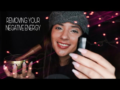 ASMR CRYSTAL HEALING SESSION | REMOVING YOUR NEGATIVE ENERGY