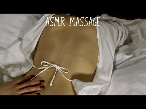 Back Scratching w. Nails - ASMR - Lower Back Massage - Fabric Sounds - No  Talking