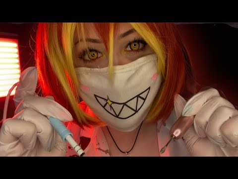 ASMR Mad Doctor Gives You Vampire Fangs! 🦷🪥 [whispered]