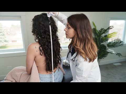 ASMR Real Person Back & Scalp Exam | Sensations, Sharp or Dull, Unintentional