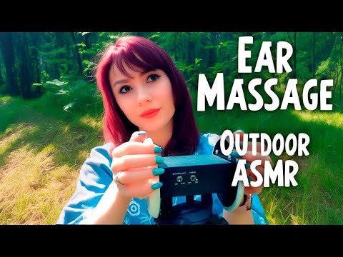 ASMR You Will Fall Asleep Like a Child 💎 Outdoor Ear Massage with Birdsong 💎 No Talking
