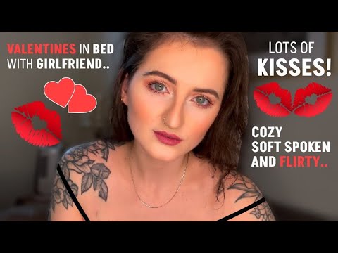 ASMR: Cosy Valentines Day Morning in Bed | Spoken | Love, Kisses, Girlfriend on Valentines | Relax