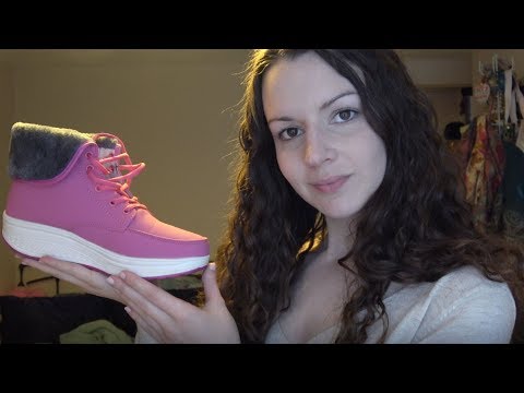 ASMR Shoe Collection - tapping, scratching, soft speaking