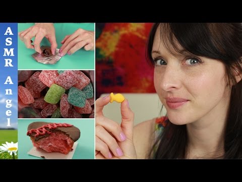 ASMR Soft Spoken/Whispered Unboxing & Eating Candy from the USA