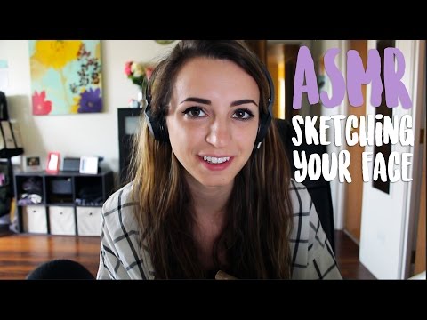 ASMR Attention - Friend Sketching Your Face ~Soft Spoken~