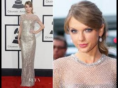 Grammy Awards 2014: Taylor Swift Beautiful Red Carpet Dress