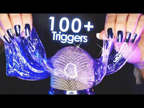 ASMR Ultimate Triggers for SLEEP NOW 😴 No Talking Brain Melting Tingles / Scratch, Massage, Slime...