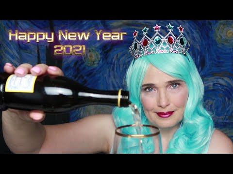 ASMR: Happy New Year!! 🍾🎆🎉 Let me toast you into 2021!! (Soft Spoken, Tapping, Ramble)