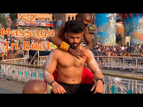 $2 World's Best Boat Massage | By Indian Street Barber Chamunda Brother's