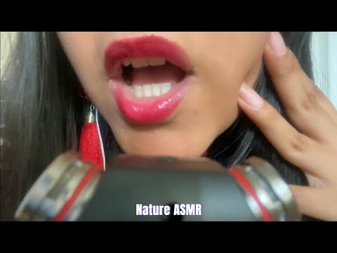 ASMR Up Close Inaudible Whispers and Lipstick Application Tascam