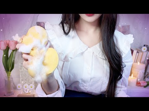 ASMR(Sub) Spring Ear Cleaning Maid Roleplay🌸🧽 Ear Cleaning Service for Your Deep Sleep / Ear to Ear