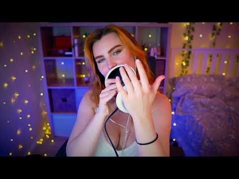 ASMR Super SLOW Pure EAR NOMS For STICKY Tingles