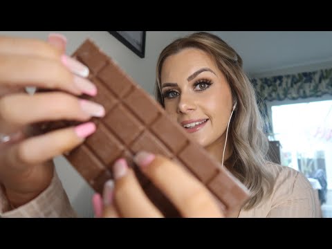 ASMR Chocolate Tapping & Scratching