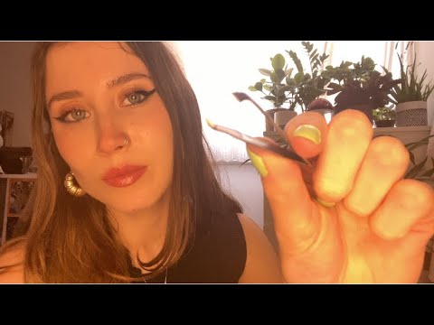 asmr | doing your eyebrows (inaudible whispering & personal attention)