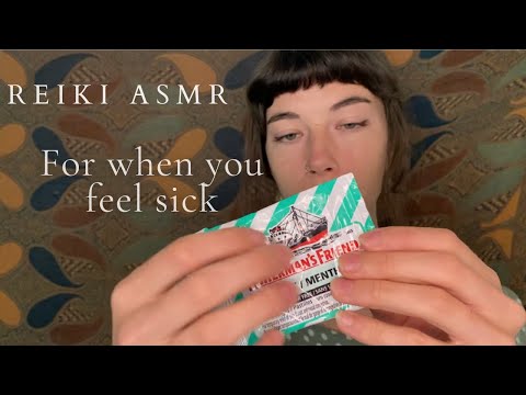 Reiki ASMR ~ For when you feel sick | Taking care of you | Discomfort | Restful | Energy Healing