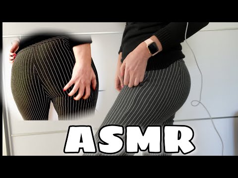 ASMR Scratching leggings / fabric scratching sounds (no talking)