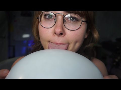 Experimental Balloon ASMR Triggers ( mouth sounds and more )
