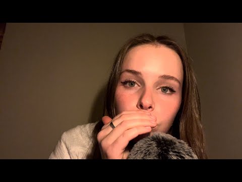 ASMR triggers on the mic 🎙️tapping, gripping, mouth sounds👄😴💤