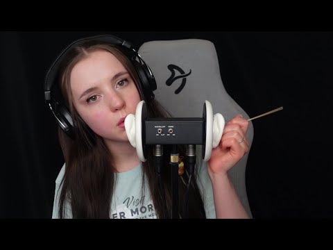 [ASMR] Purring and Ear cleaning fluffs for 1 hour [Charity video]