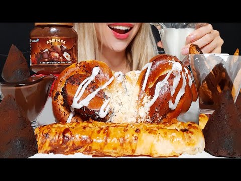 ASMR | BREAD & Chocolate, Chocolate Truffles MUKBANG (Eating Sounds) 먹방