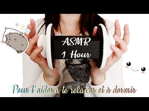 ASMR 👂🏻 1h entière de déclencheurs massage oreilles - One Hour Triggers ear massage ♡  3Dio