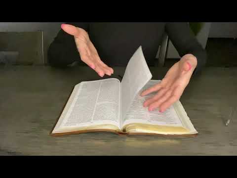 ASMR Bible Reading Acts 9 and 10 with Relaxing Page Turning and Page Flipping