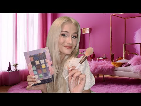 ASMR Toxic Rich Friend Does Your Party Makeup (Personal Attention, Roleplay)