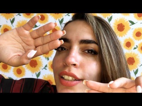 ASMR / dry & wet spit painting for anxiety & depression! (ASMR kisses & kiss painting) / ASMR
