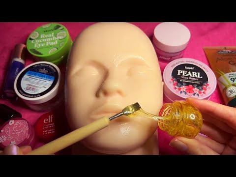 ASMR Skincare on Mannequin (Whispered Livestream)