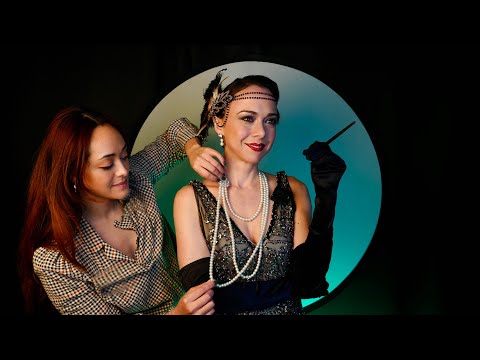 ASMR 1.5+ HOURS 1920-Inspired Styling: Hairstyle, Makeup, Outfit, Perfectionist Photo Final Touches