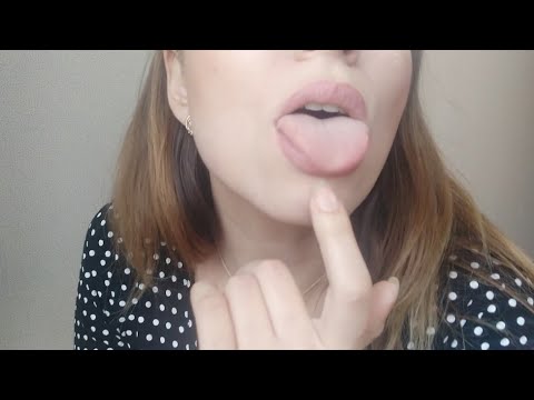 ASMR ❤️ liking kissing fingers 💋 sucking