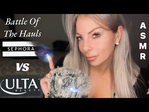 ASMR • Battle Of The Hauls • Sephora VIB Sale VS. Ulta Haul • Soothing, Relaxing Whispers & Tapping