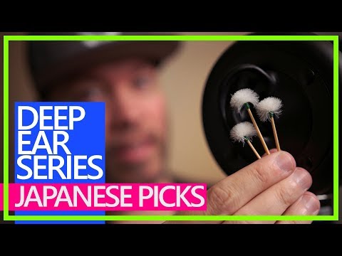 DEEP EAR PURE ASMR SERIES 👂 Ear Cleaning With Japanese Ear Picks (no talking, 4K60)