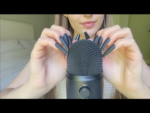 ASMR | Mic Scratching with the Back of LONG NAILS Pt. 3
