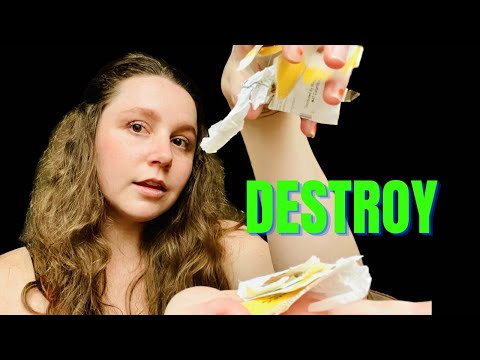 Destroying things ASMR Very Aggressive